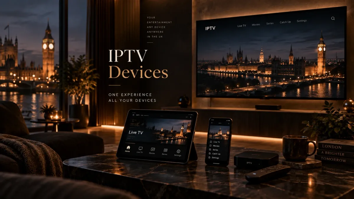 IPTV device comparison for Fire TV, Android TV, Smart TV, Apple TV and streaming boxes