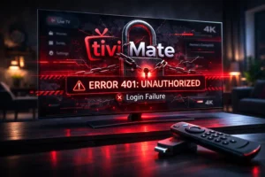 TiviMate Error 401 fix