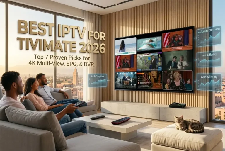 Best IPTV for TiviMate 2026 top 7 providers 4K multi-view setup