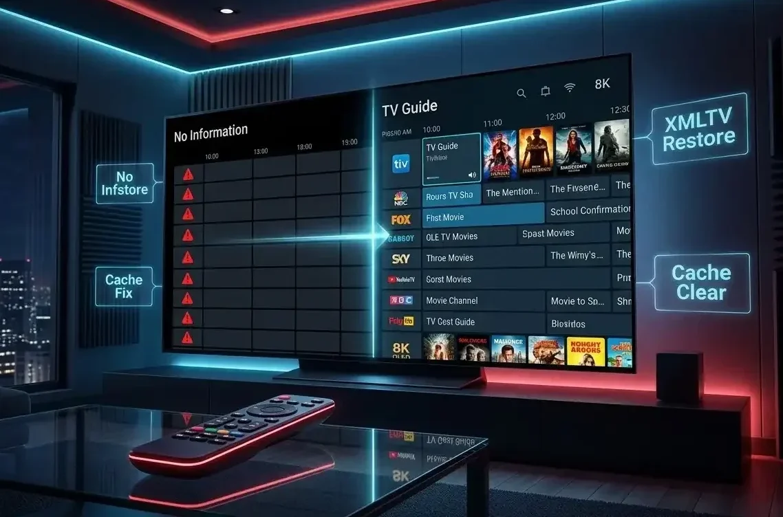 Ultimate TiviMate EPG no information fix proven steps 2026